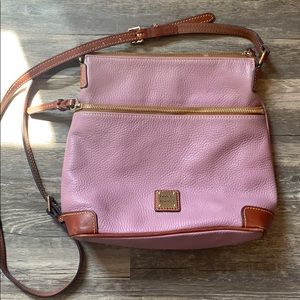 Pebble leather lavender Dooney and Bourke purse